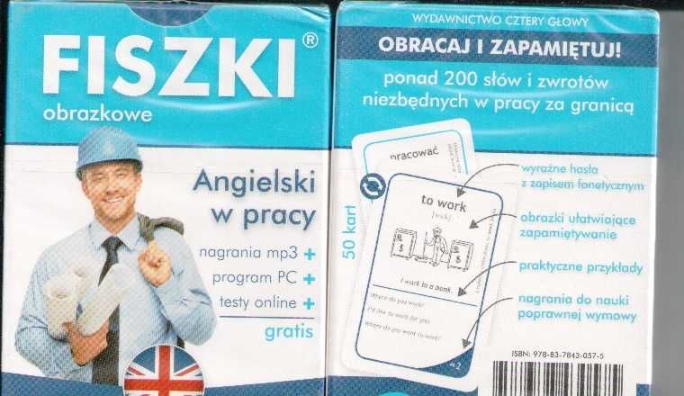 Fiszki obrazkowe angielski w pracy