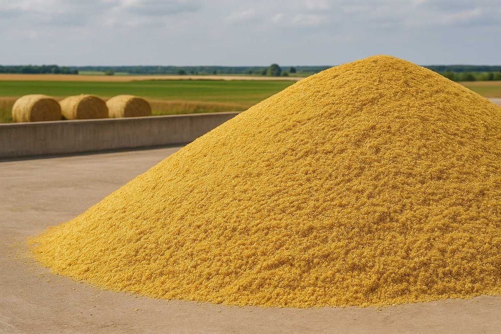 Młóto kukurydziane – duże ilości