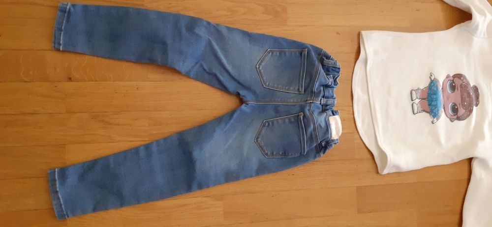 Calça 4-5 anos 110cm + camisola lol