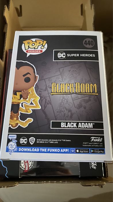 Funko pop black adam funko exclusive 440