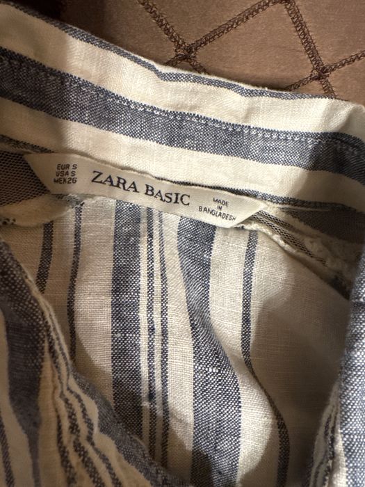 Рубашка лен 100% , Zara