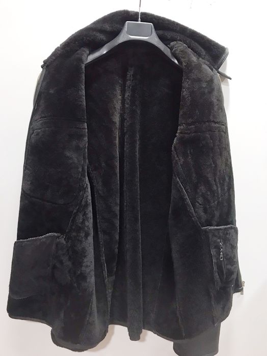 Натуральна чоловіча дублянка з овчини. Розмір L