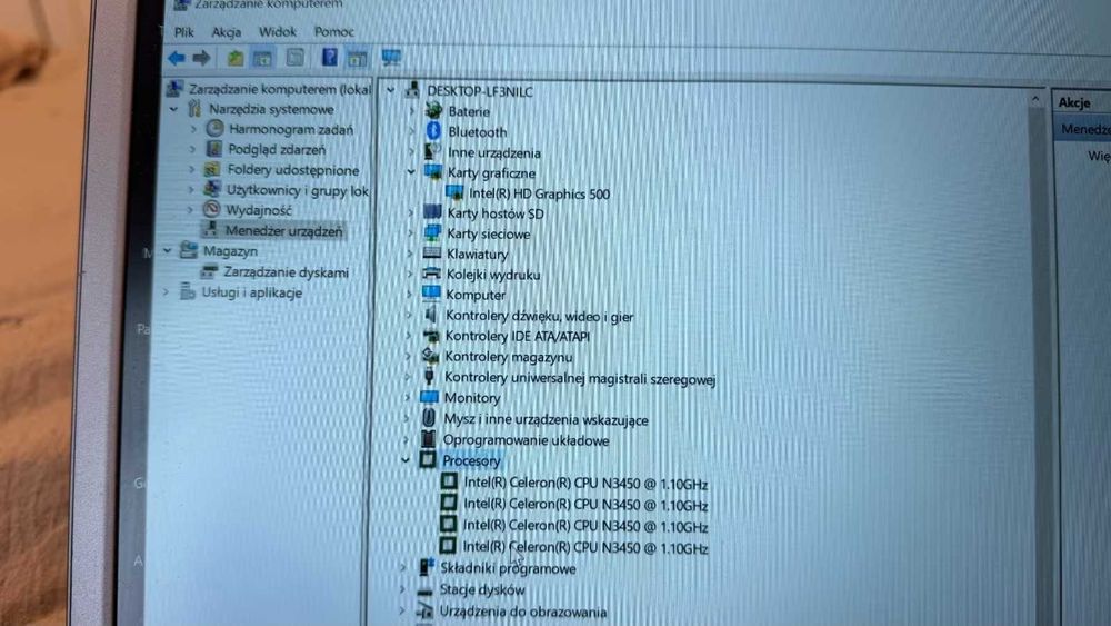 Laptop 13,3″ – Intel Celeron N3450 • 6 GB RAM • 64 GB SSD • Windows