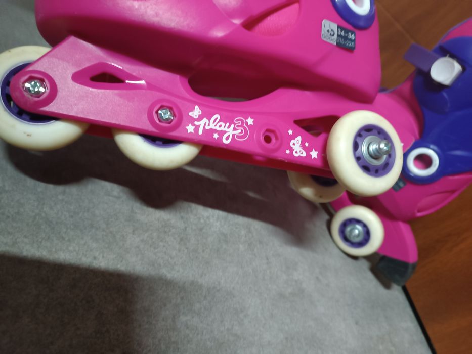 Rolki różowe 34-36 Oxelo