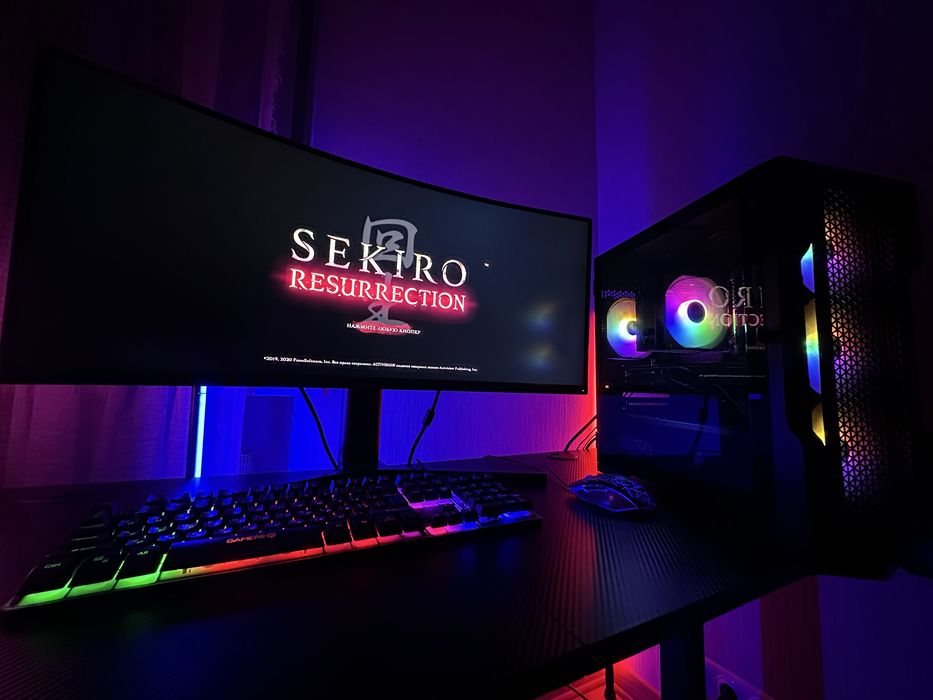 ПК RTX 4070 SUPER/R5 5600/B550/M.2 SSD 512/850W/16Gb RAM + МОНИТОР