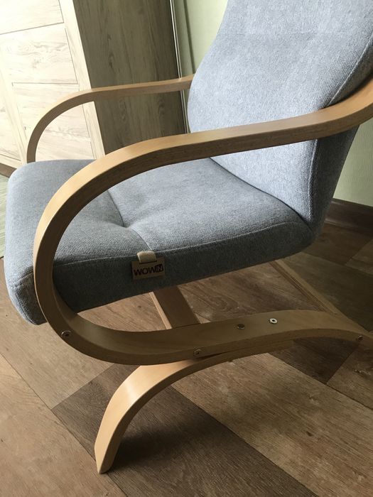 Крiсло «Вейв».колiр сiрий.