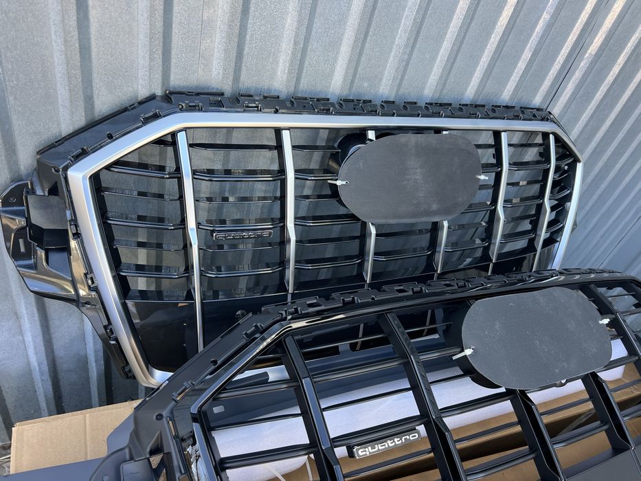 Бампер решетка Audi Q7 4M рестайлинг 2021+ бампер ауди ку7