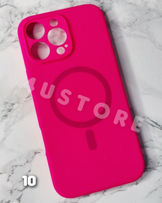 Чехол Silicone Case Magsafe на iPhone 16 Pro Max чохол софттач силікон