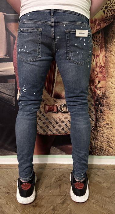 Джинси ZARA Man Ripped Skinny