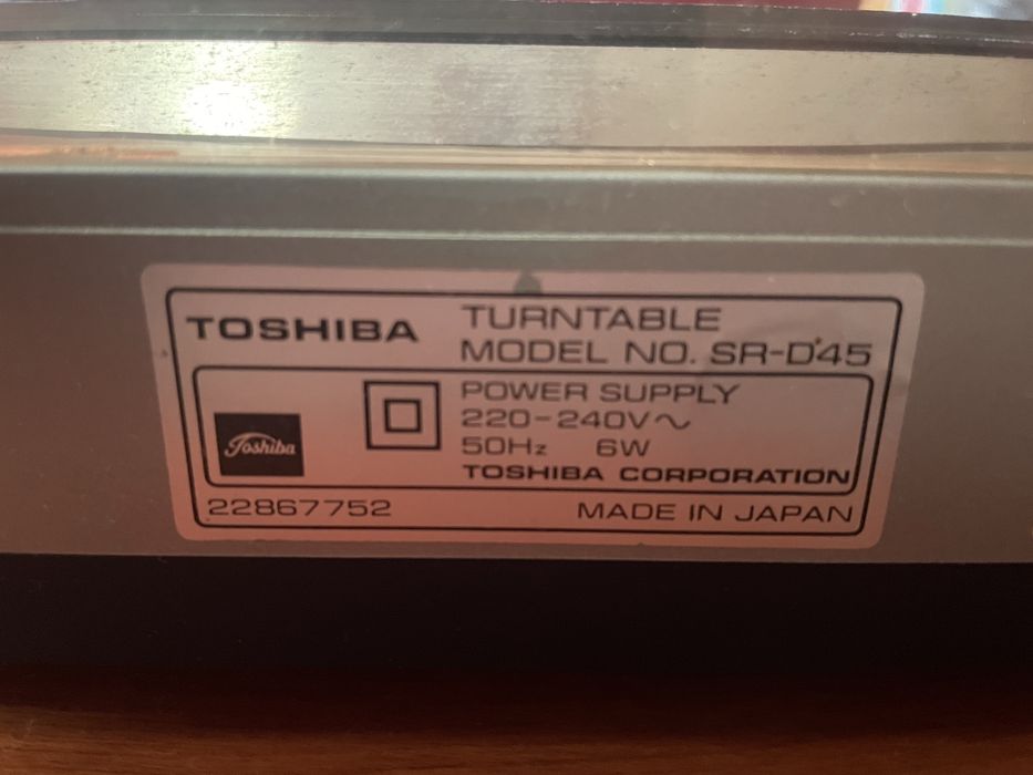 Gira discos Toshiba - Aurex