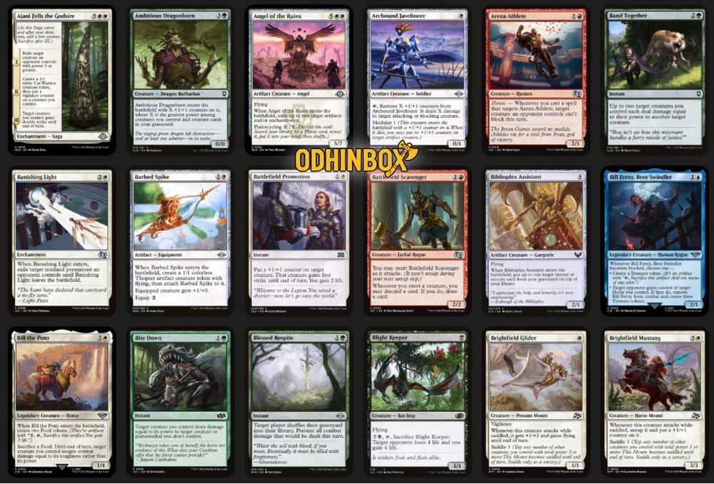 Lote 200 Cartas Magic MTG (Sem Repetidas, Near Mint) - Pack 5