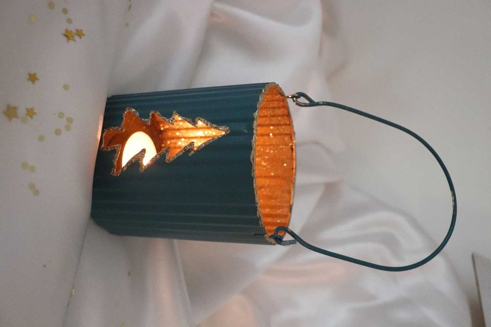 Porta velas de natal