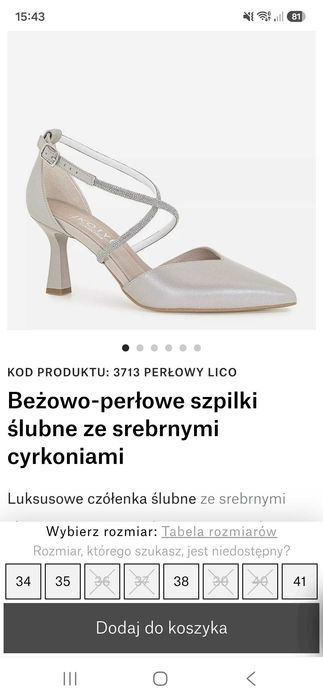 Sprzedam buty ślubne czółenka