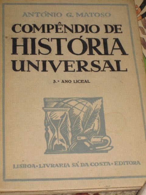 Vários Selecta lingua inglesa e Compêndio História António Matoso