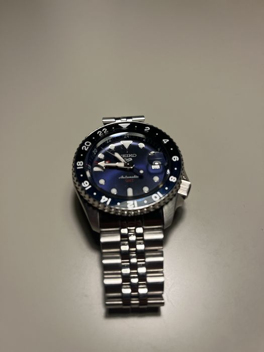 Seiko 5 Sports GMT SSK003K1 Azul — Excelente Estado