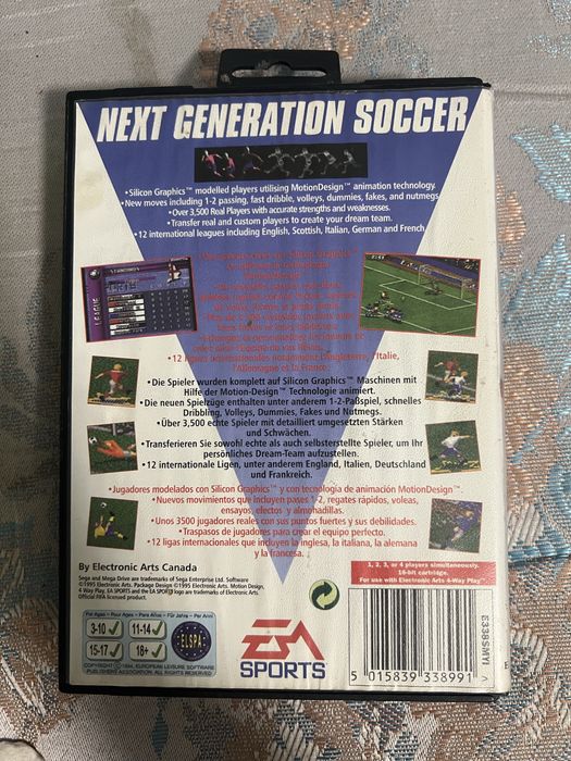 Гра на sega 16-bit картридж fifa soccer є96 ea sports оригінал