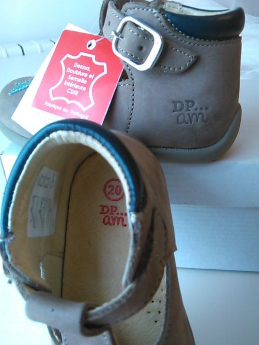 Sandália pele TM20 marca DPam (fabrico Português)