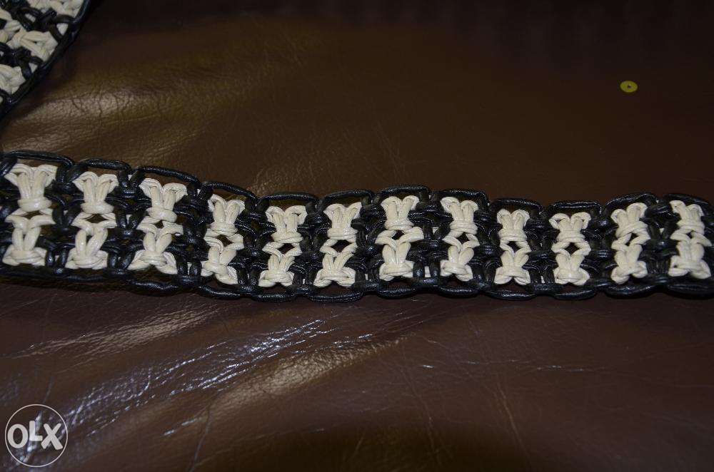 NOWY biało-czarny pasek