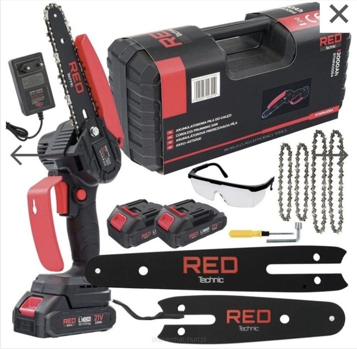 Мініпила садова акумуляторна RED TECHNIC RTMPA0064