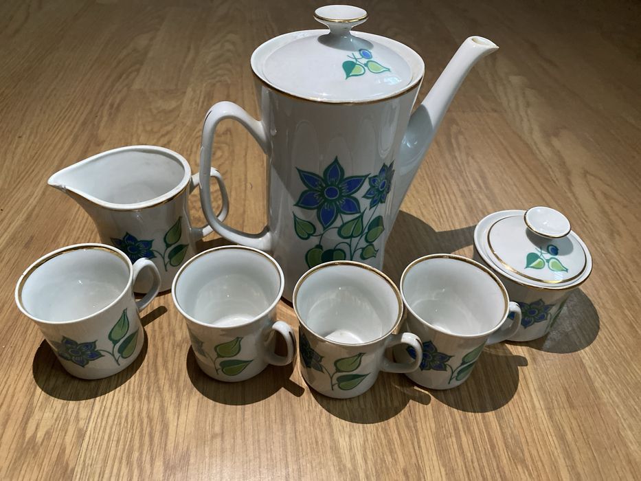 Zestaw z czasów PRL-u Włocławek porcelanowy