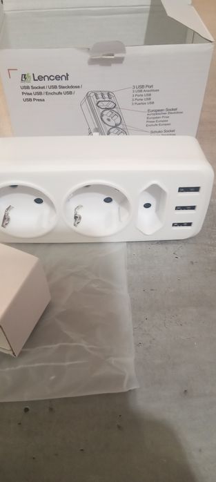 Rozgałęźnik rozdzielacz złodziejka 230v 3xusb