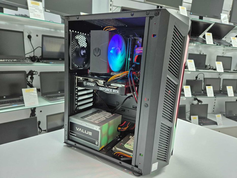 Komputer Aerocool Intel i5 Pamięć 16gb Dysk 480gb Rtx3050 6gb Win11 GW