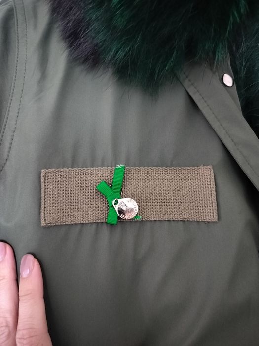 Парка з натуральним хутром, р. XS-S