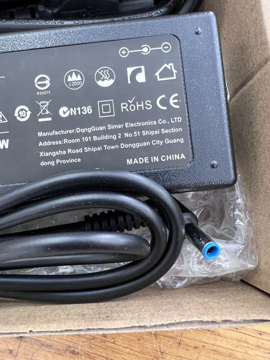 Carregador adaptador HP 19.5V 3.33A 65W - NOVO