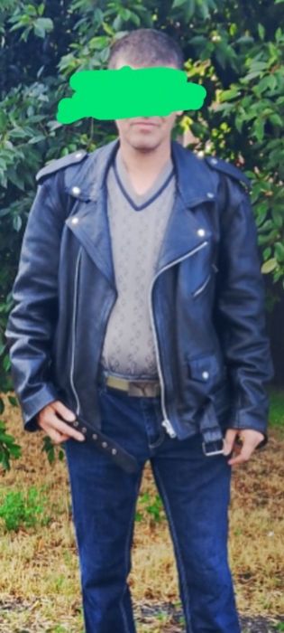 Куртка чоловіча косуха Шкіра натуральна.