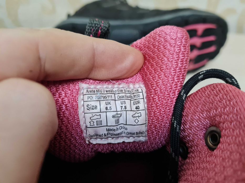 Ботинки Karrimor Mount Mid ОРИГИНАЛ замшевые водонепроницаемые