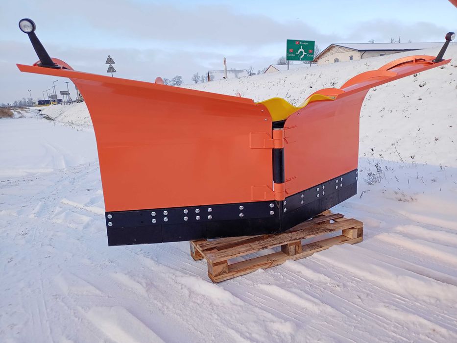 Ciężki pług strzałkowy mocny ATMP model2 drogowy 2,4 - 3,3m