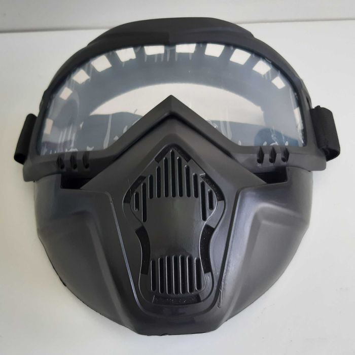 Máscara Protecção Óculos Transparentes Novos Motos Desportos Radicais