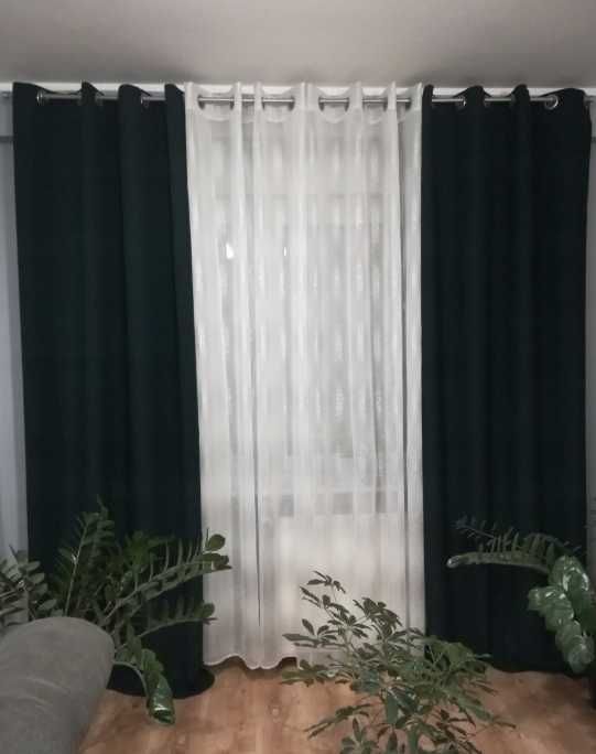 Zasłony okienne na okna 2 sztuki komplet 140x250 cm KOLORY