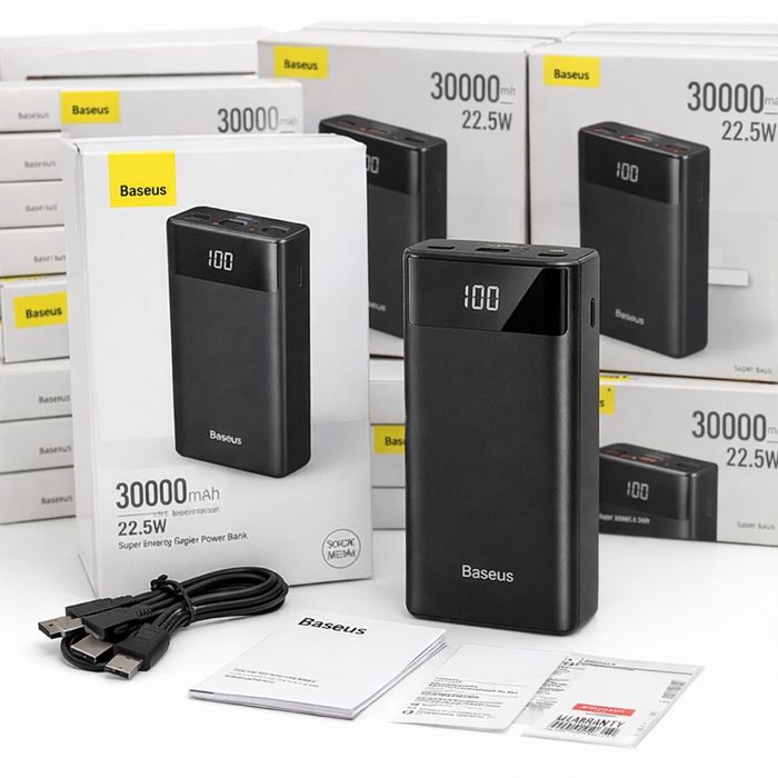 Bases 30000mAh Оригінал! Гарантія! PowerBank Павер Банк