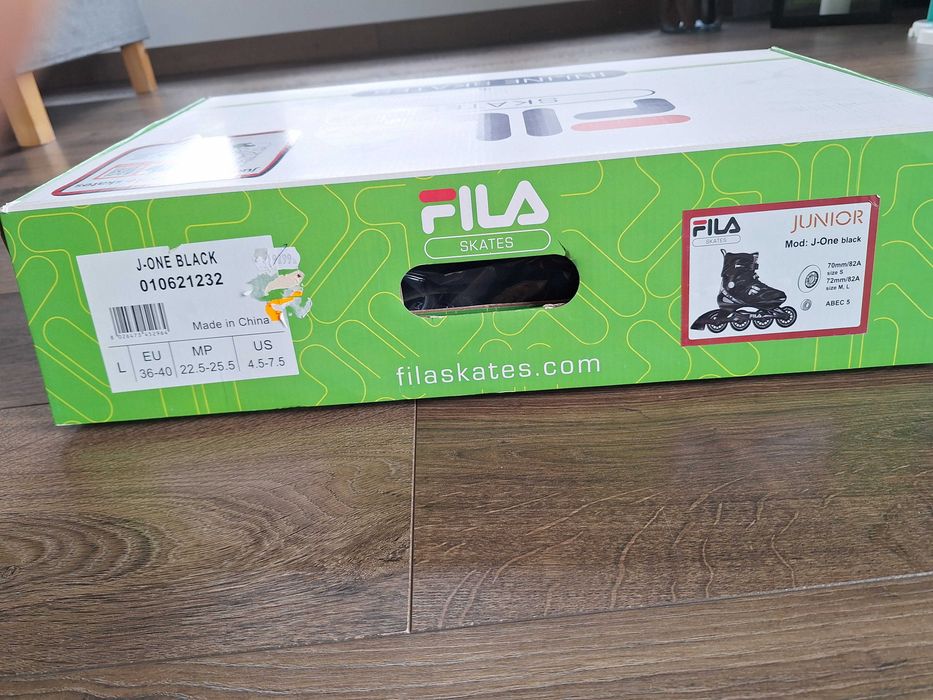 Rolki Fila J-One czarne rozm. 36-40