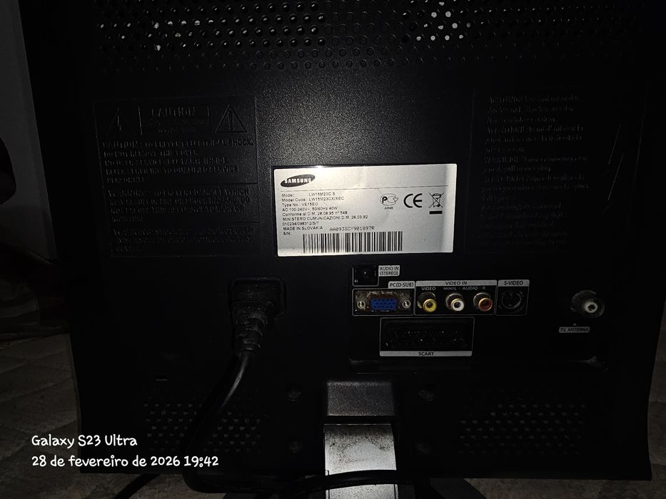 Monitor sansung scart Vga
