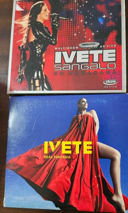 CDs, conjunto de 5- Robrto Carlos, Ivete e Paula Fernanded