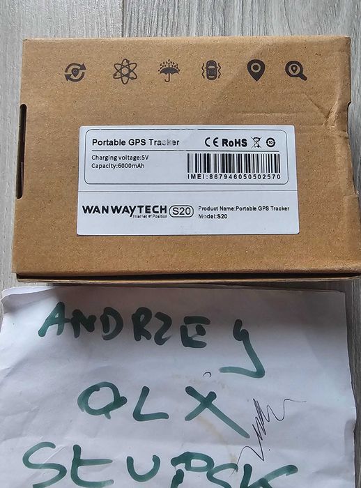 NOWY Lokalizator GPS WanWayTech S20