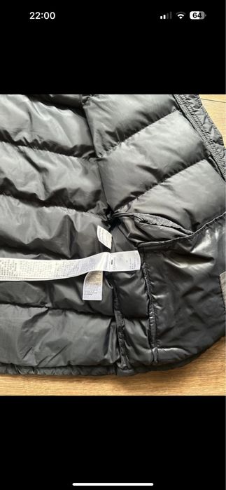 Levis czarna puchowa ocieplana kurtka S M 36 38