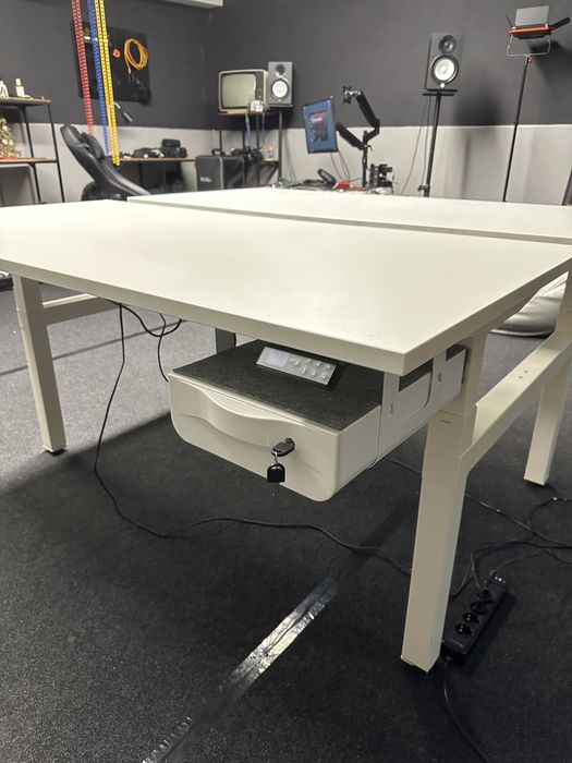 Secretaria Dupla Elétrica Ajustável - Standing Desk