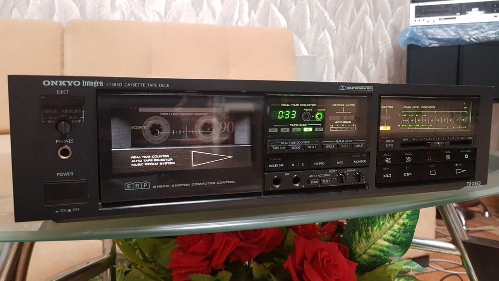 Кассетная дека Onkyo Integra TA-2360 Cassette Tape Deck made in Japan