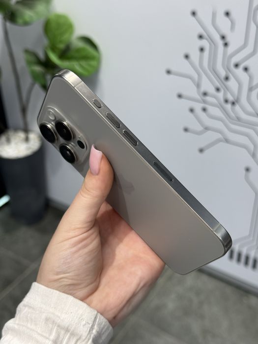 Гарантія • iPhone 15 Pro • Natural Titanium • 512GB • 100%Акб • Оплата частинами