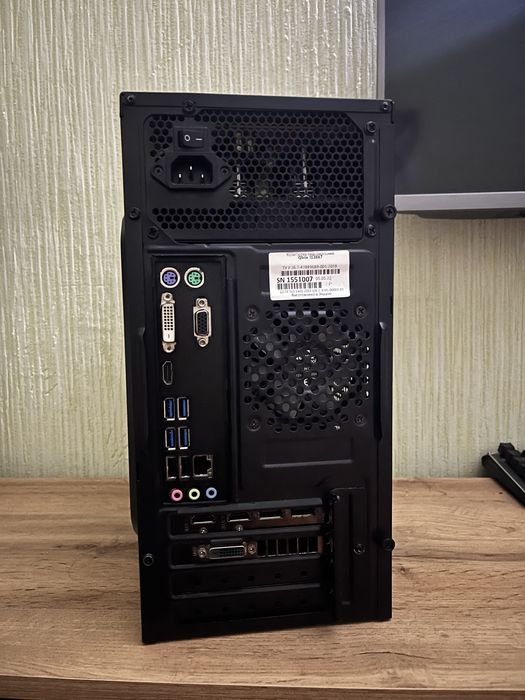 i5 4590, RX480 4gb, 16gb ОЗУ, 120gb SSD бюджетний вгровий компʼютер