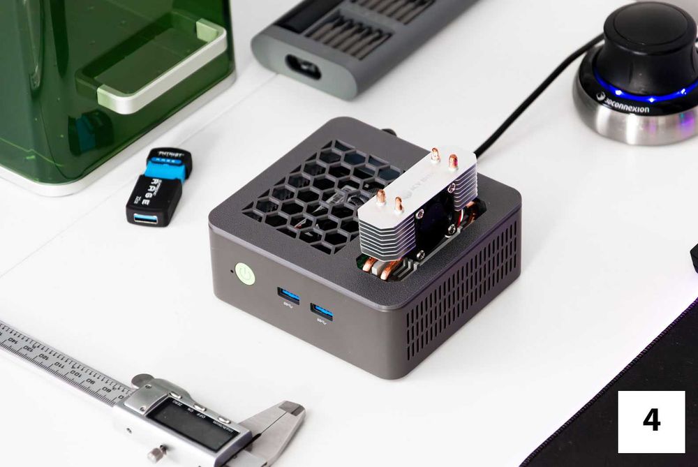 Pokrywa do GMKtec G3 PLUS z miejscem na radiator | 6 wzorów