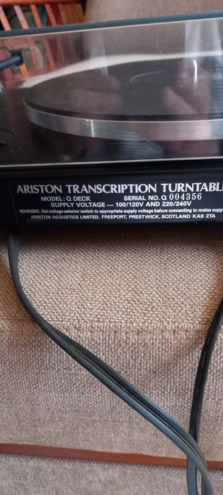 Ariston q deck gramofon