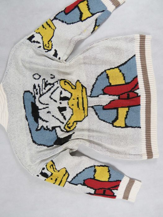 nowy sweter z Donaldem L-XL kardigan z kaczorem Donaldem