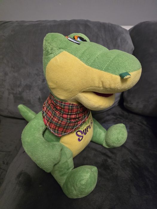 Krokodyl pluszowy 35cm jak nowy