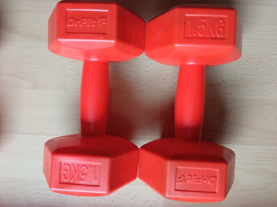 Hantle 2x 1,5 kg pomarańczowe