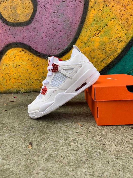 Nike Air Jordan 4 metallic red damskie meskie buty trampki 36 - 45