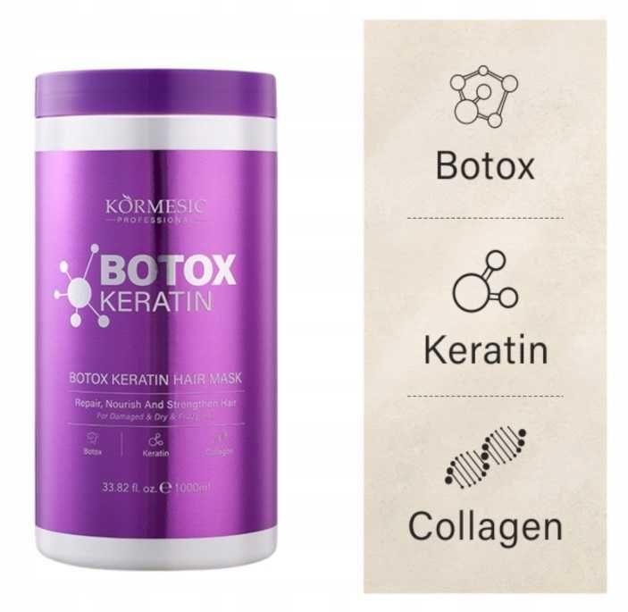 Maska do włosów Kormesic KERATIN Collagen 1000ml